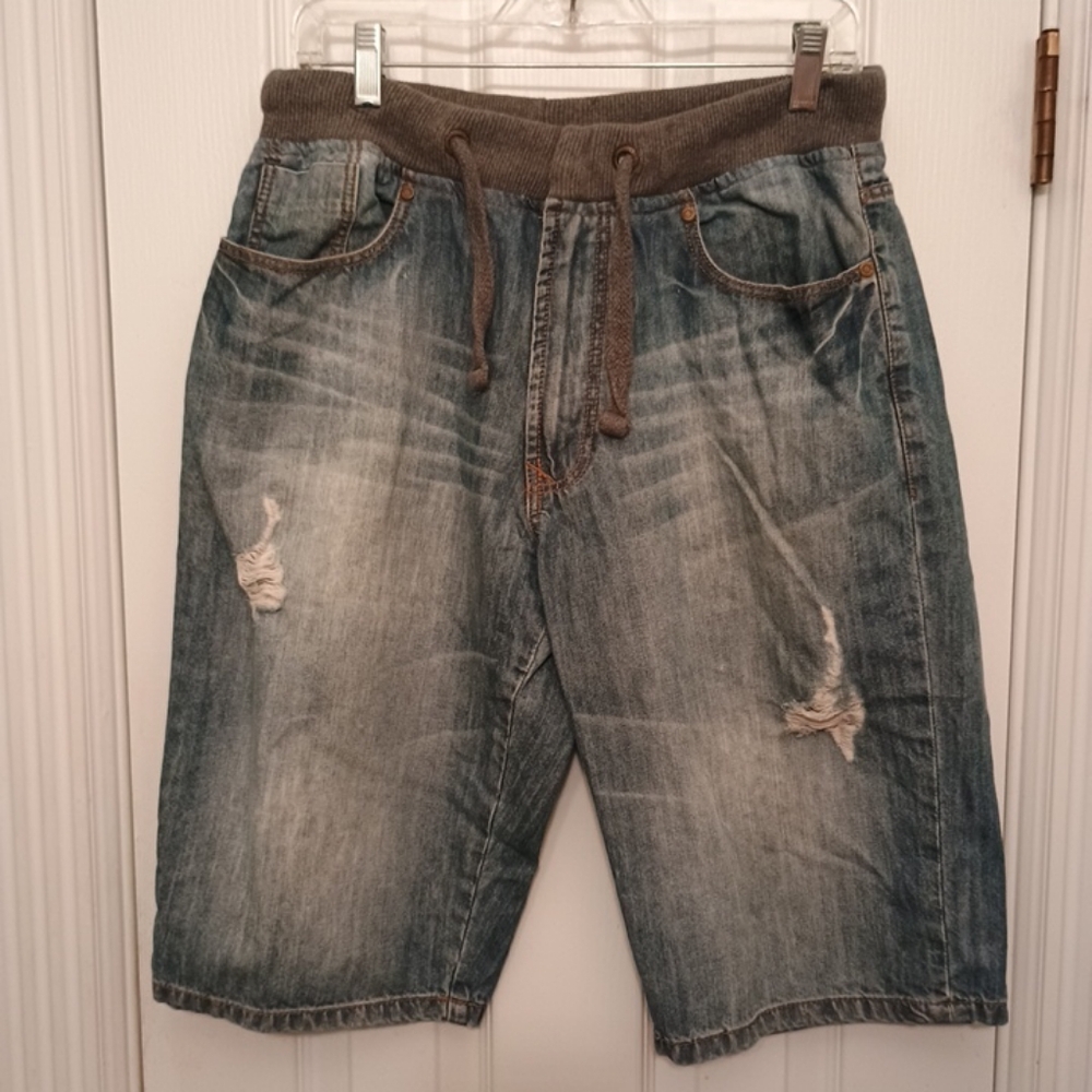 Soulcal Men's Distressed Denim Shorts Size Medium